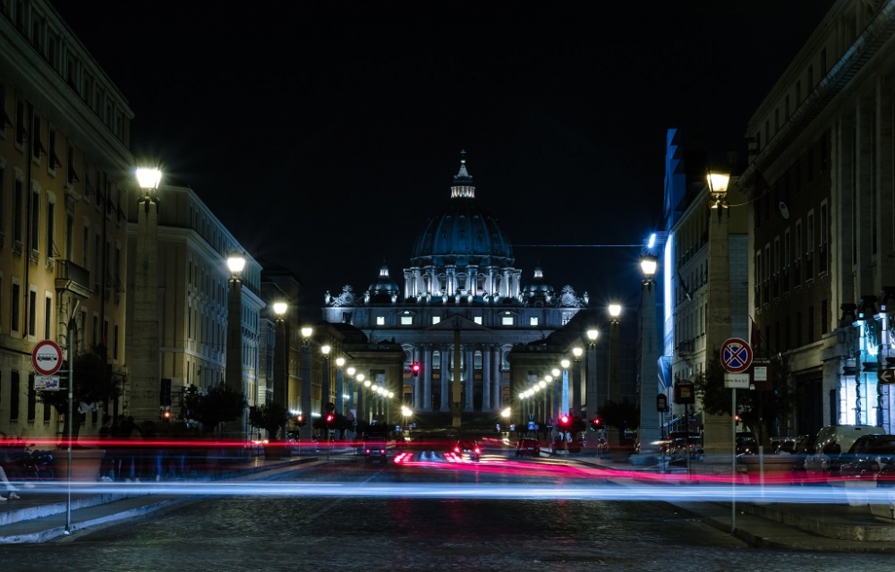 Vatican night