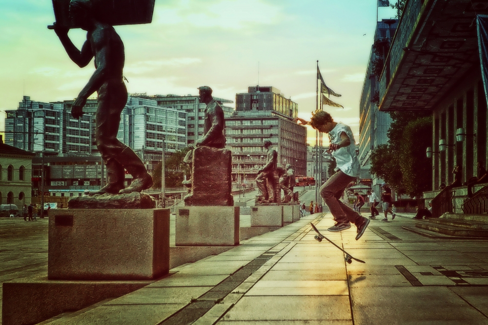 Skater ad Oslo
