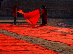 Asciugatura dei sari