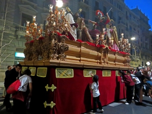 Costaleros in pausa(Settimana Santa,Granada)