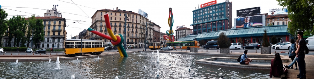 panoramica di Piazza Cadorna 