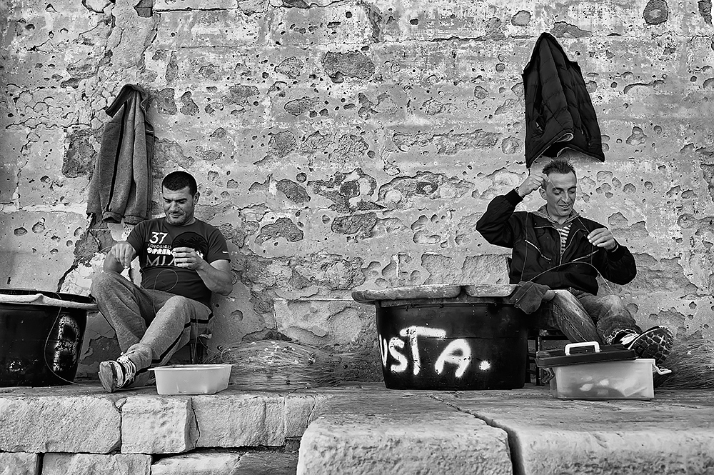 Pescatori a Gallipoli Pescatori a Gallipoli