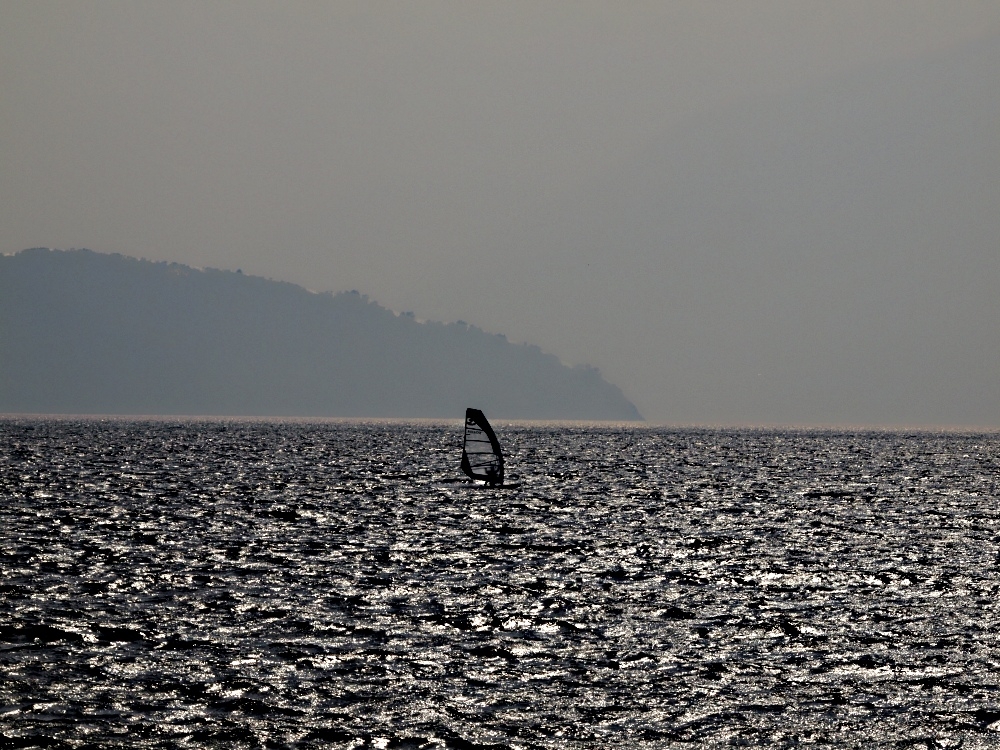 Il surfista solitario...