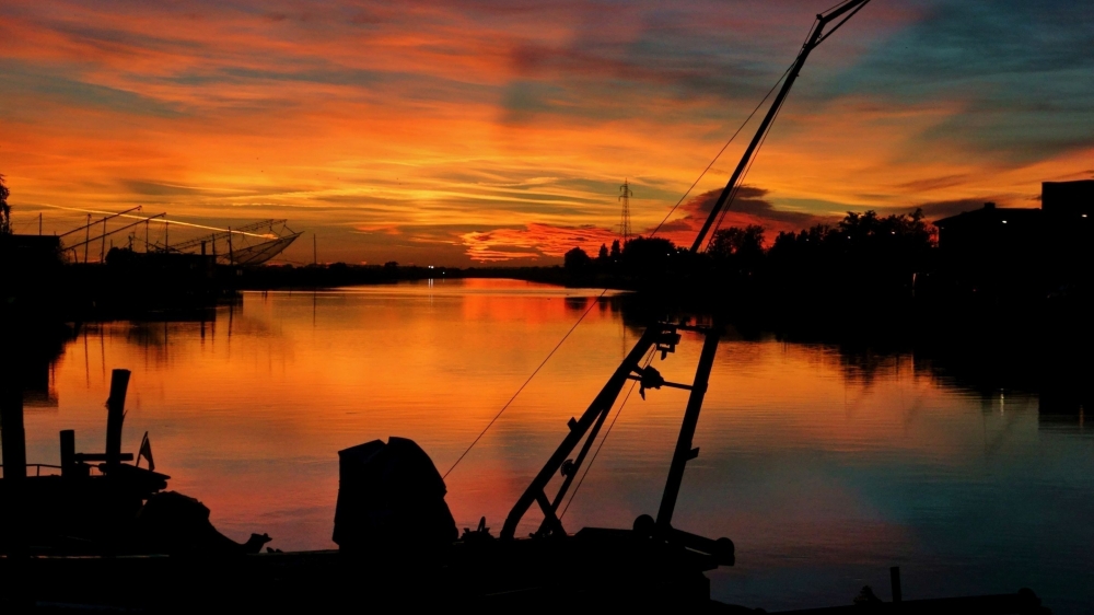 Tramonto in valle