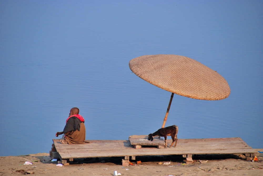 Meditazione sul Gange.