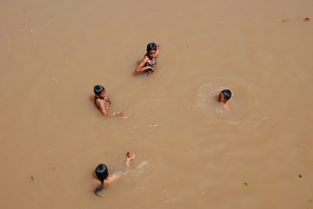 Giochi nell'acqua.