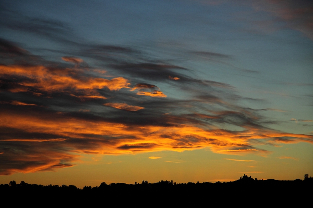 Tramonto infuocato