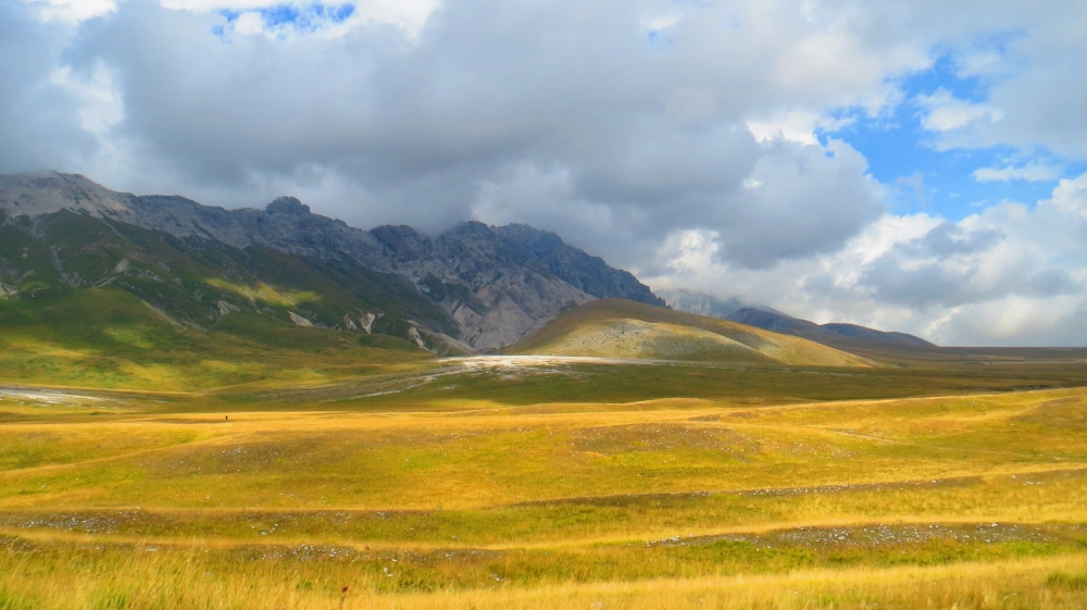 Luce accesa sul Gran Sasso