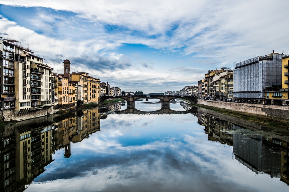 Florence from Ponte Vecchio Florence from Ponte Vecchio