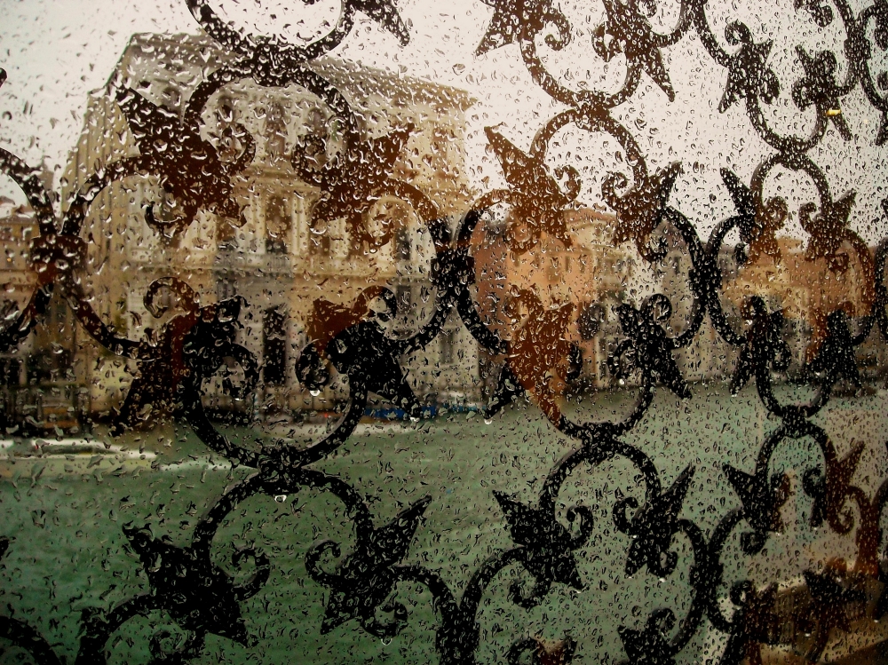 Pioggia sul Canal Grande...