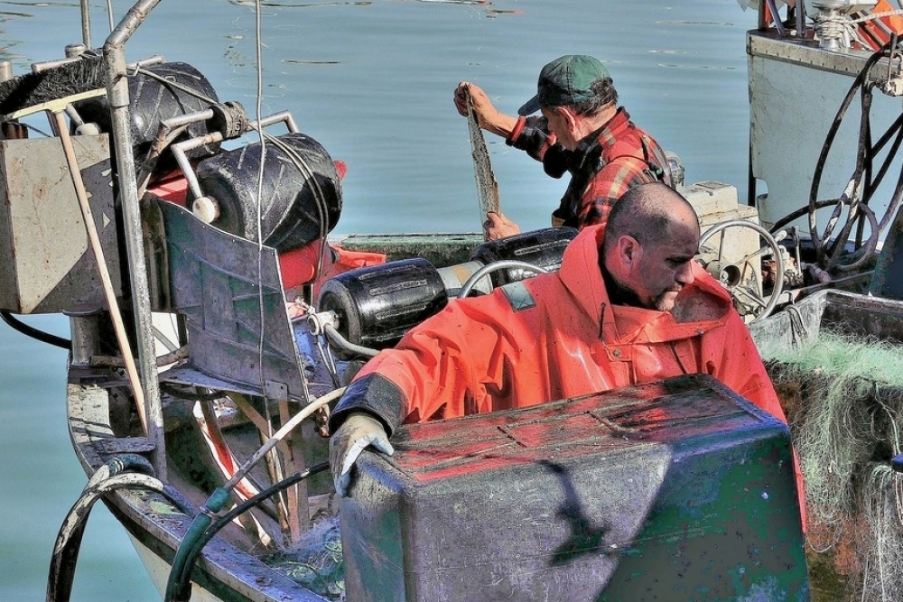 Pescatori al lavoro Pescatori al lavoro