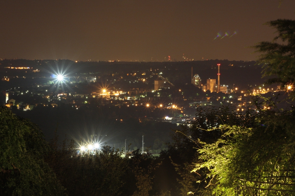 Panorama notturno in Brianza Panorama notturno in Brianza