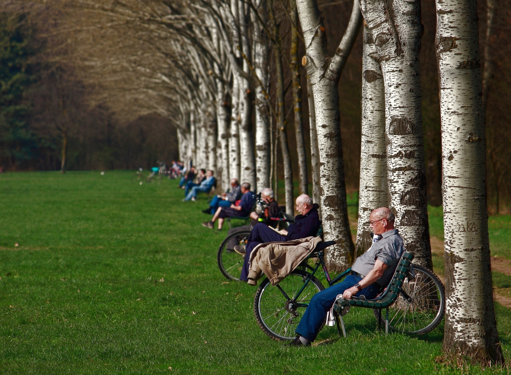 tutti al sole.. tutti al sole..