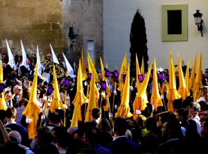 L'inizio della processione(Settimana Santa,Granada)