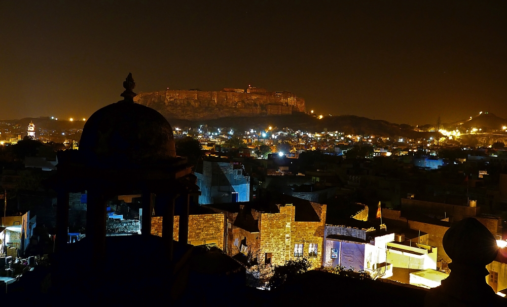 Notturni:Forte di Mehrangarh