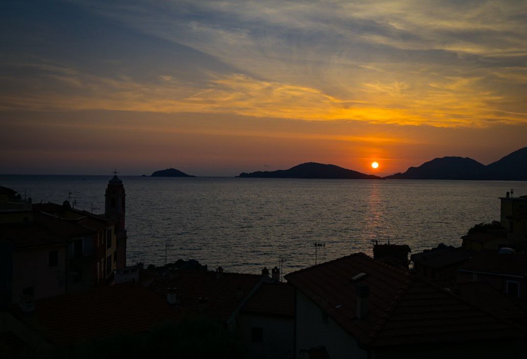 Tramonto a Tellaro Tramonto a Tellaro