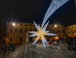 Città di natale ad Arezzo - La stella caduta