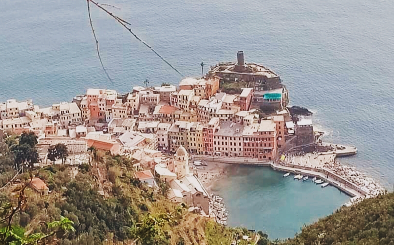 Vernazza dall'alto Vernazza dall'alto